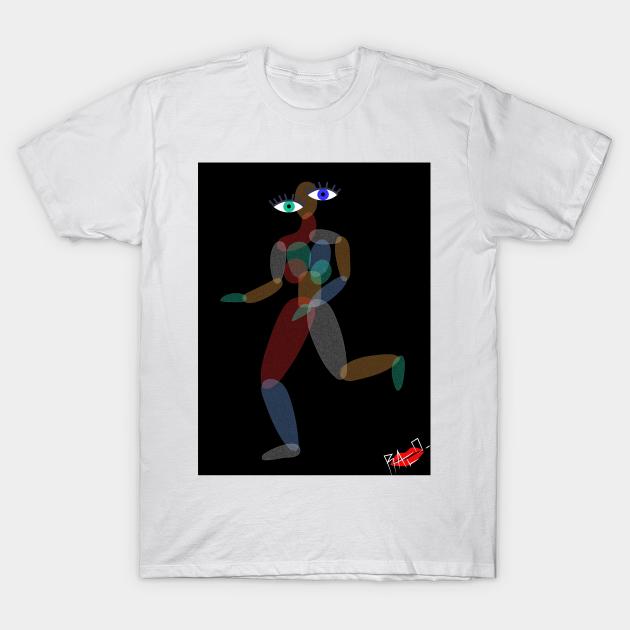 Abtract human T-Shirt by Racoart